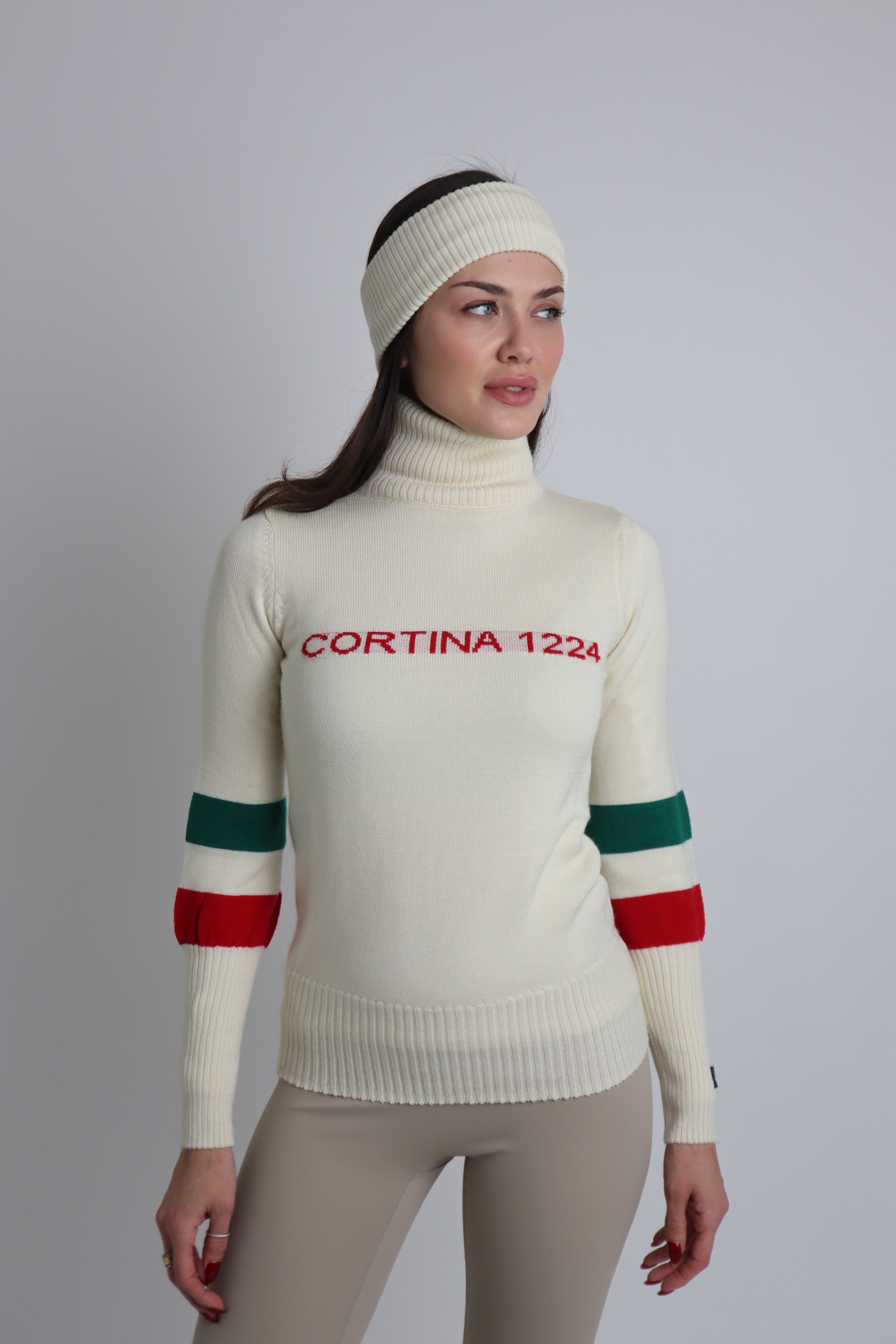 Cortina White Knitted Jumper