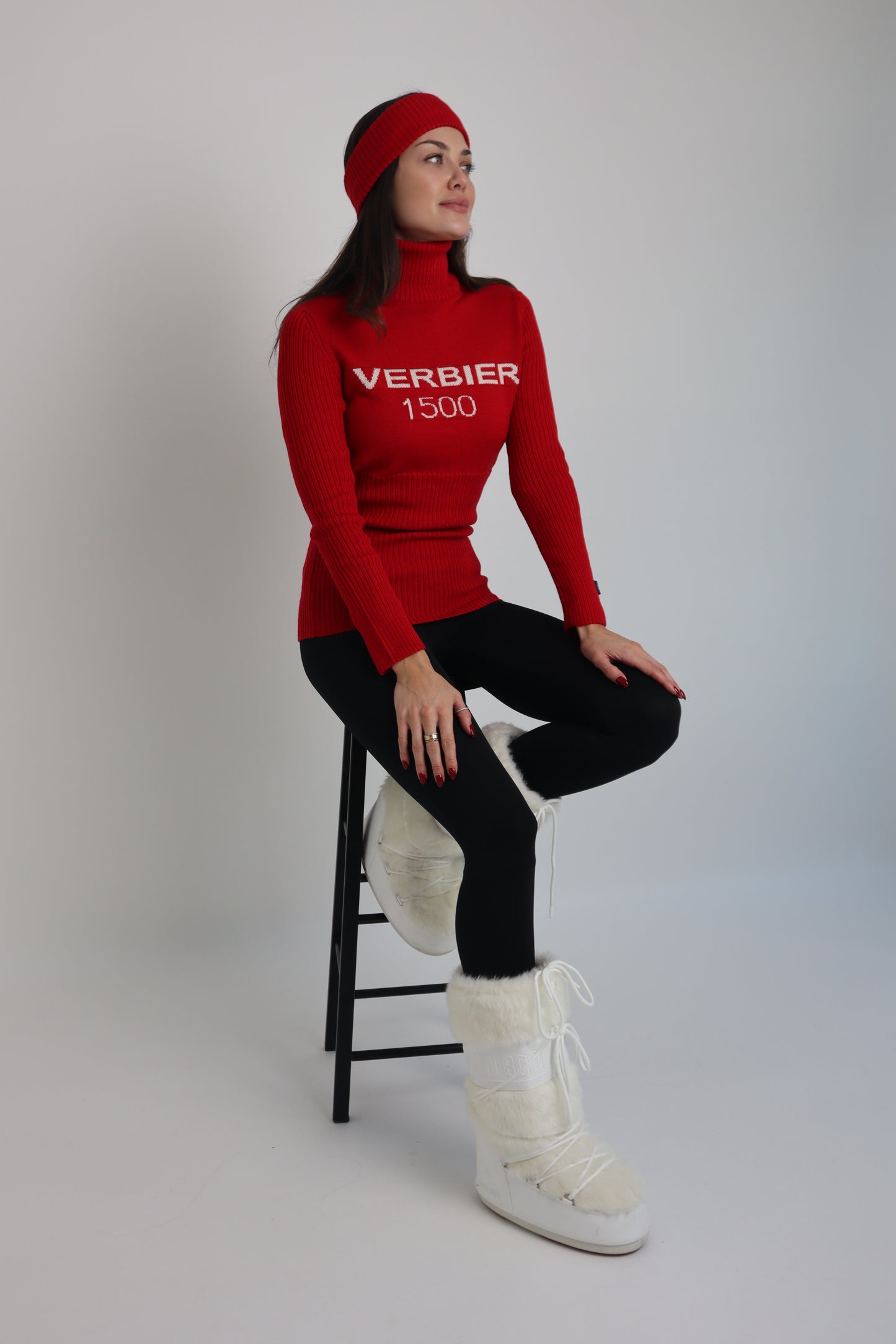 Verbier Red Knitted Jumper
