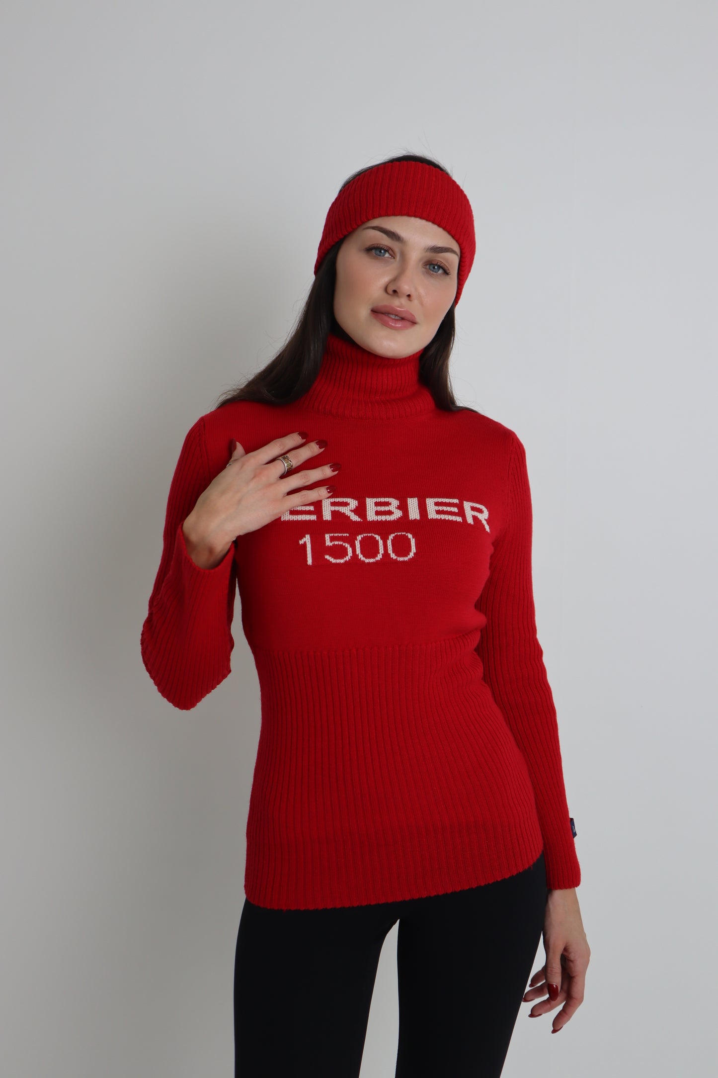 Verbier Red Knitted Jumper