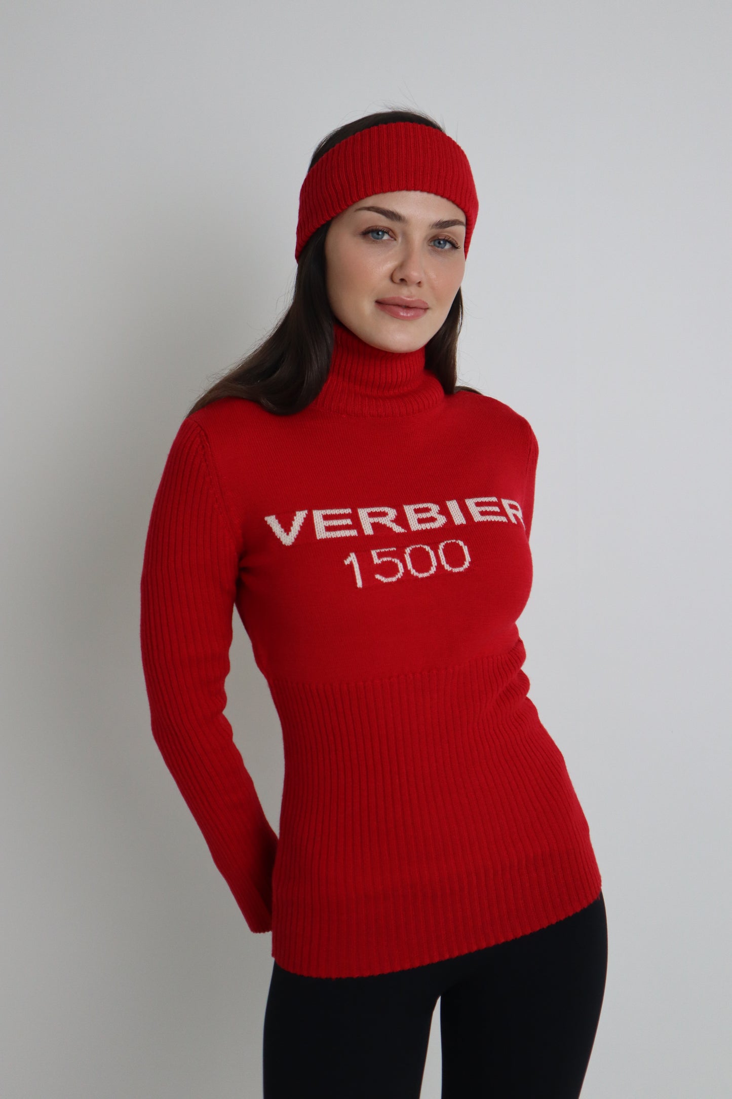Verbier Red Knitted Jumper