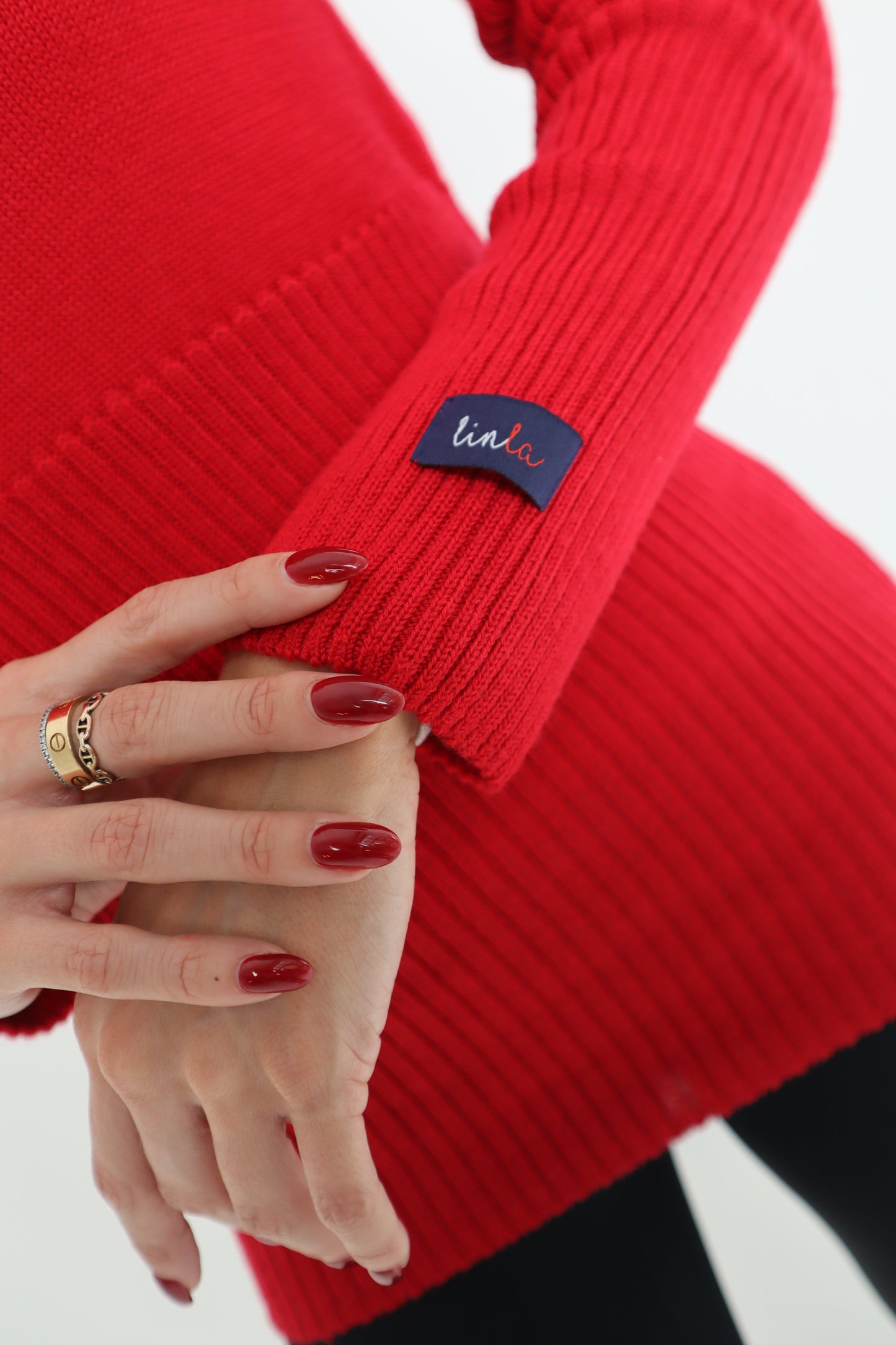 Verbier Red Knitted Jumper