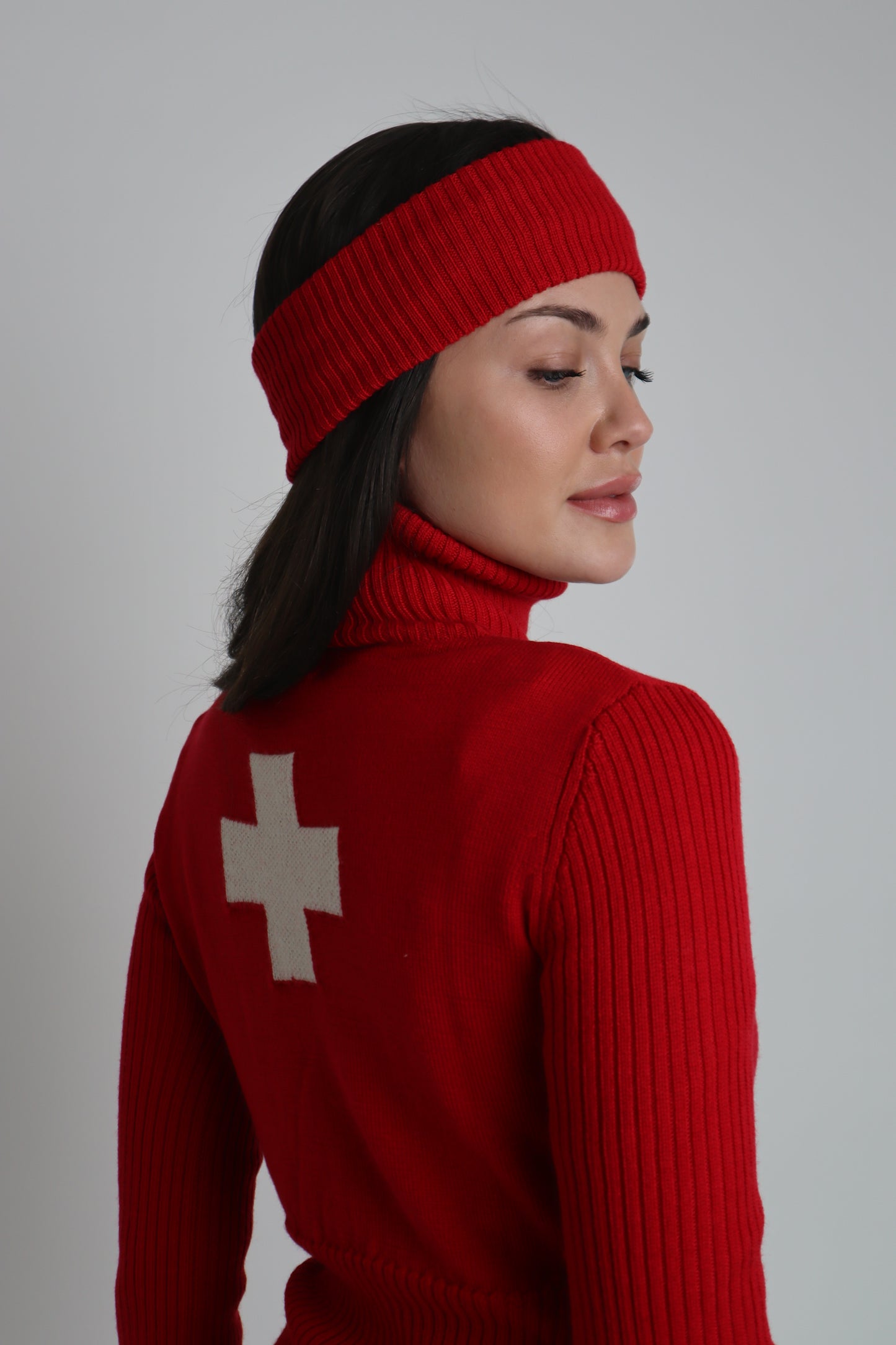 Verbier Red Knitted Jumper