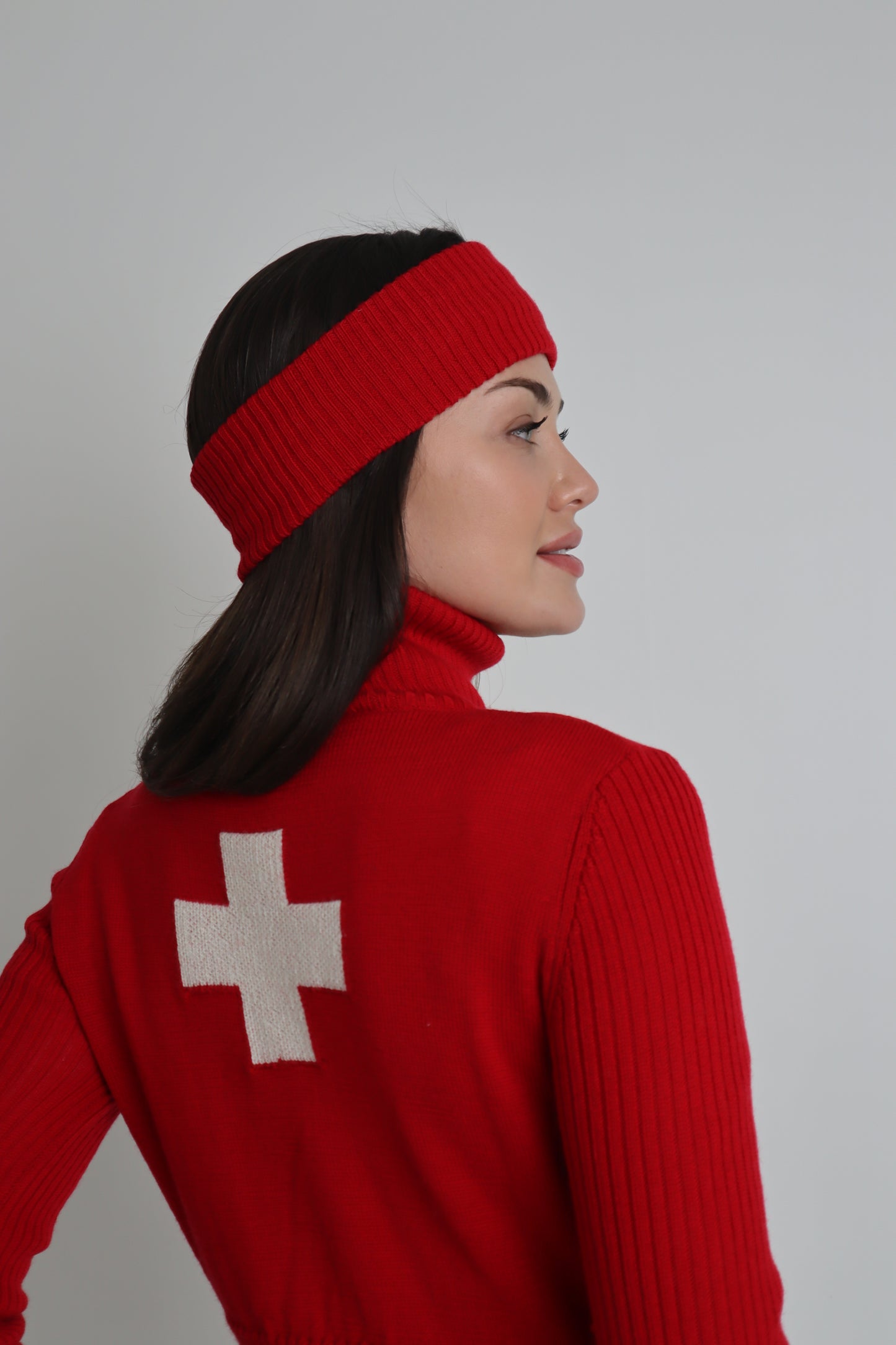 Verbier Red Knitted Jumper