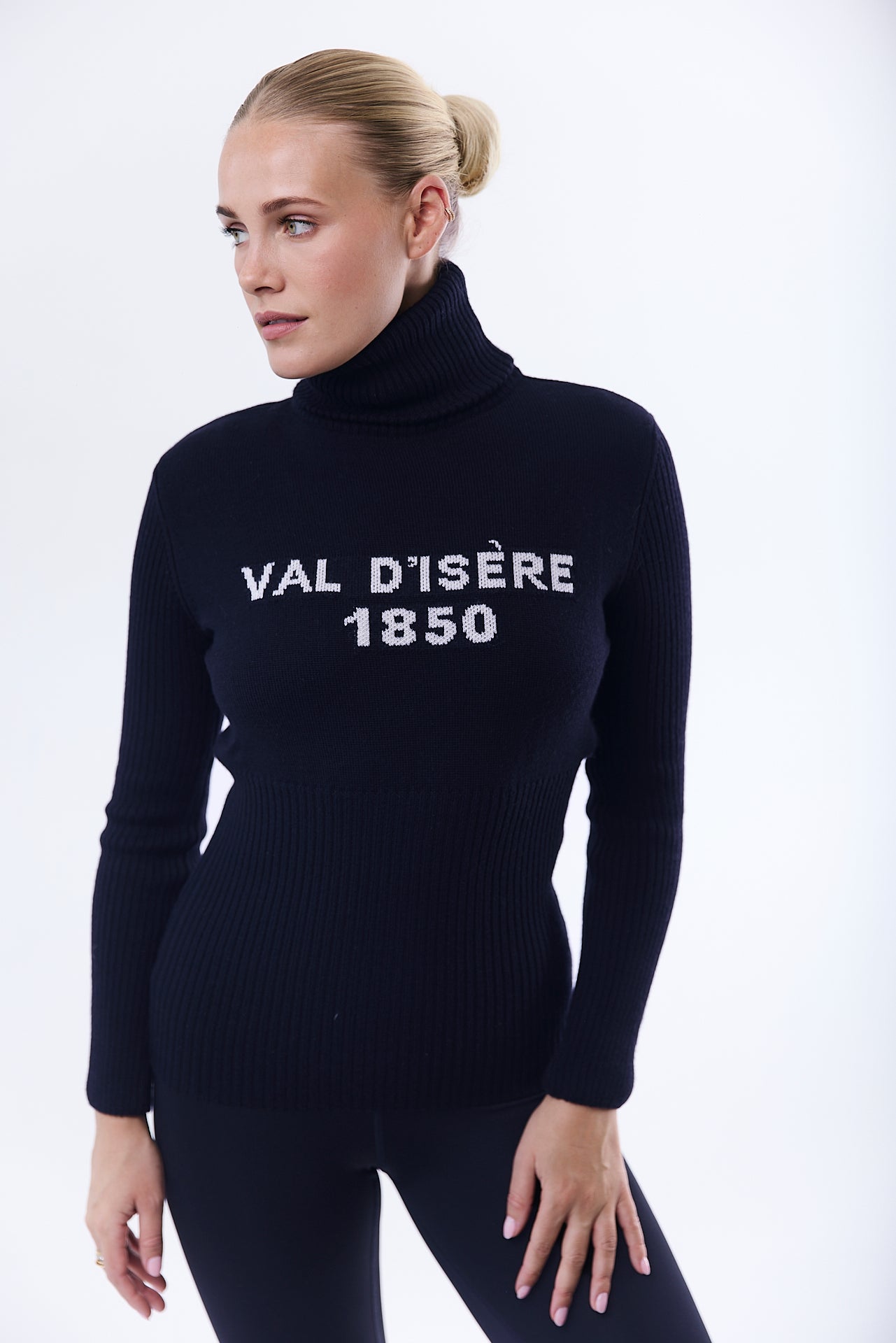 Val D'Isere Black Knitted Jumper