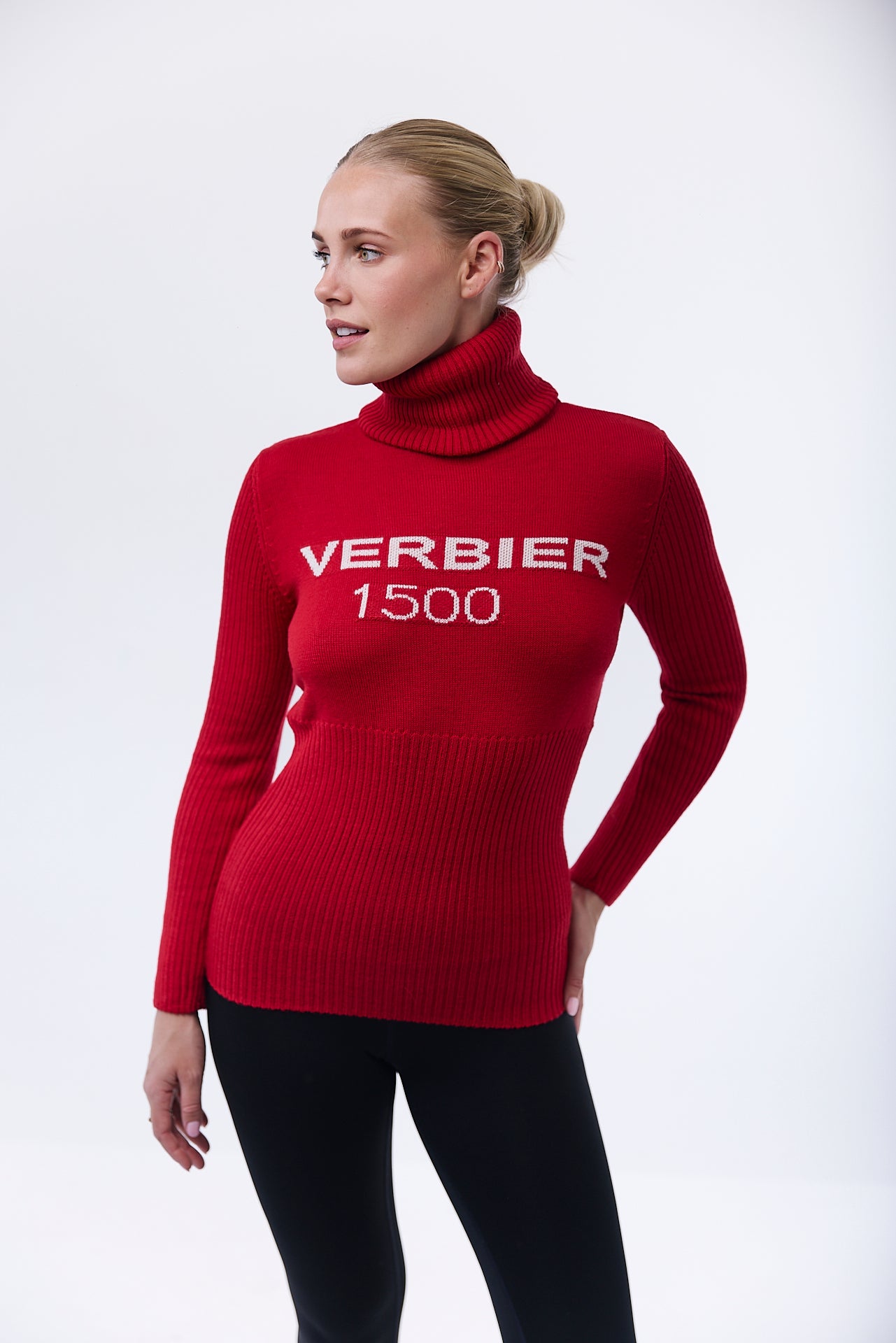 Verbier Red Knitted Jumper – LinLa