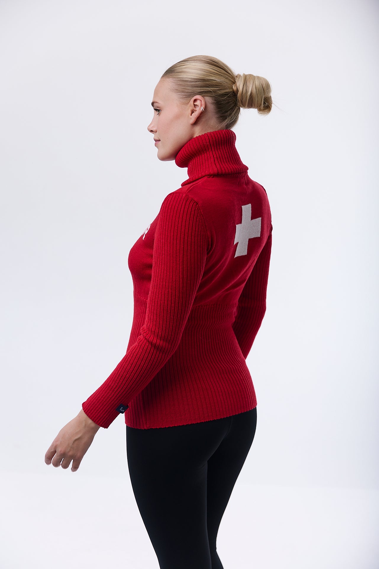 Verbier Red Knitted Jumper