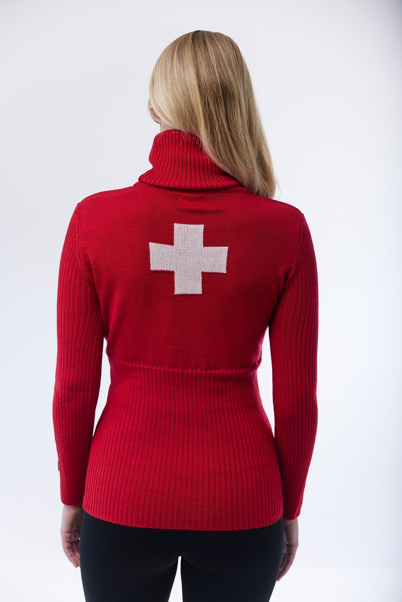 Verbier Red Knitted Jumper
