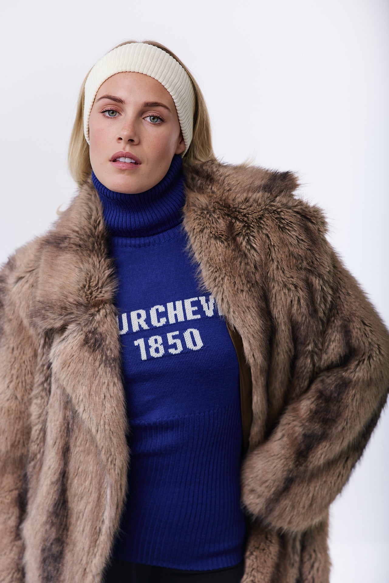 Courchevel Blue Knitted Jumper