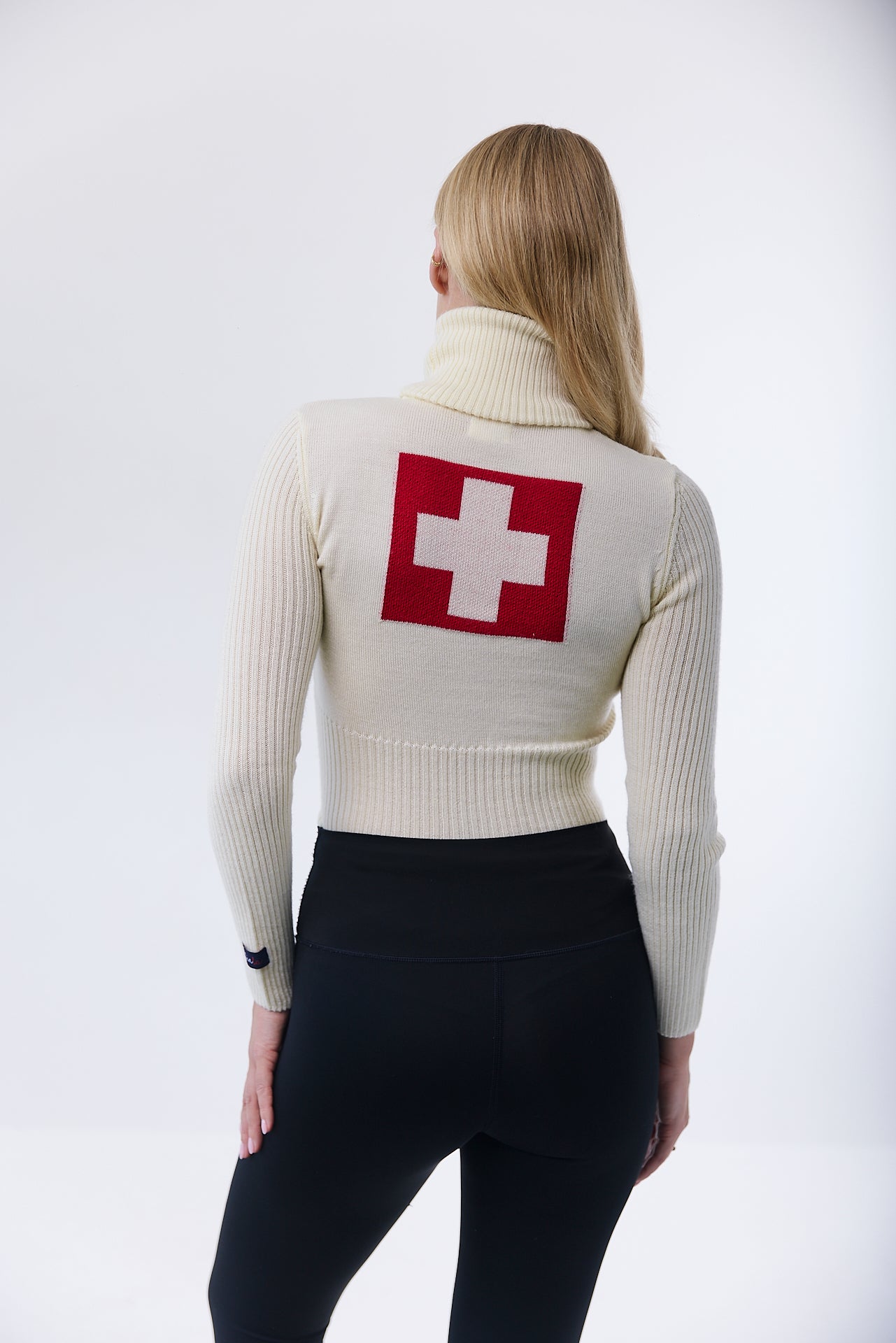 Verbier White Knitted Jumper