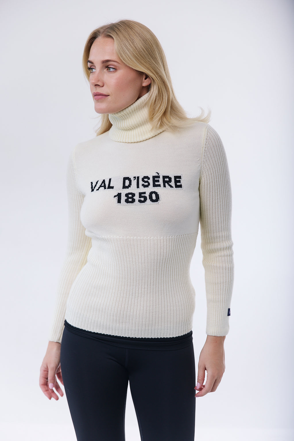 Val D'Isere White Knitted Jumper