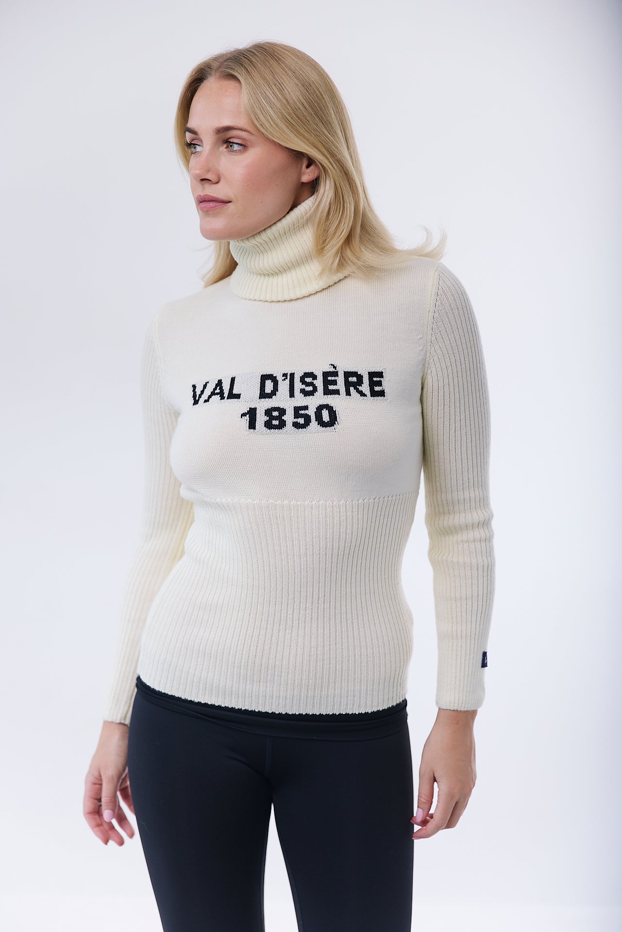 Val D'Isere White Knitted Jumper