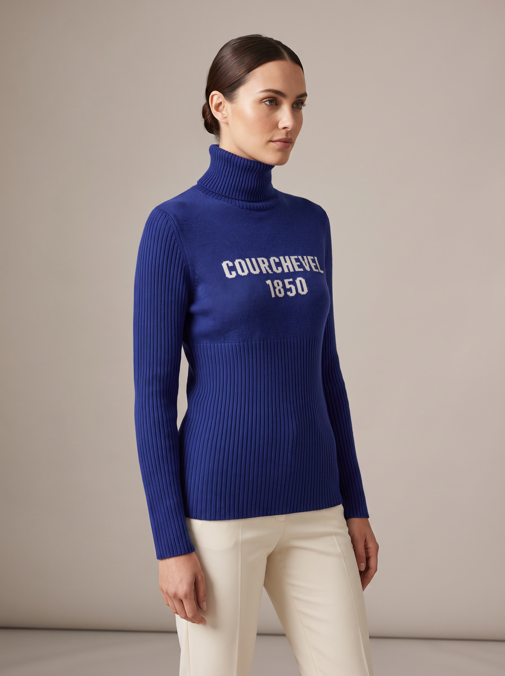 Courchevel Blue Knitted Jumper