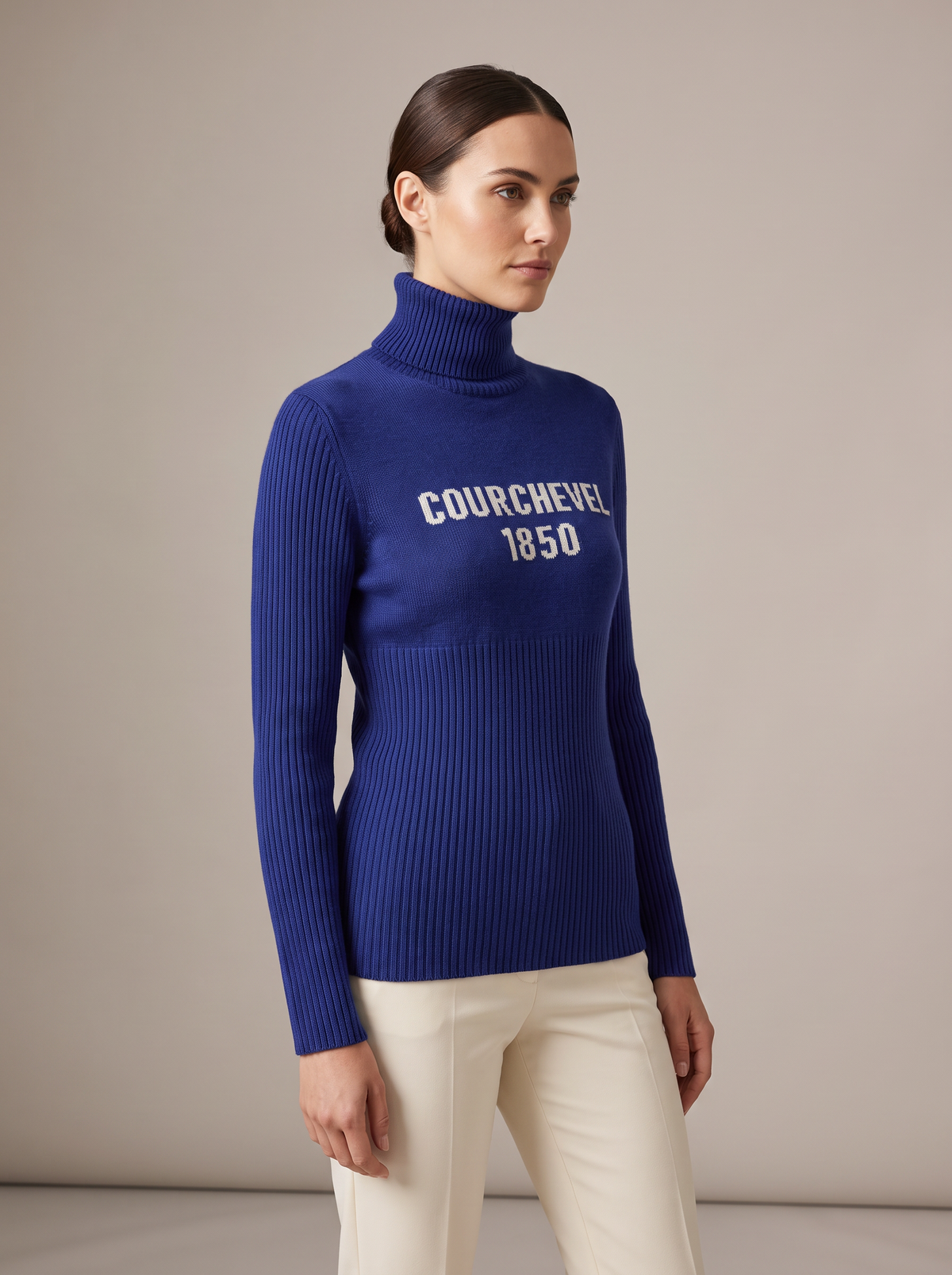 Courchevel Blue Knitted Jumper