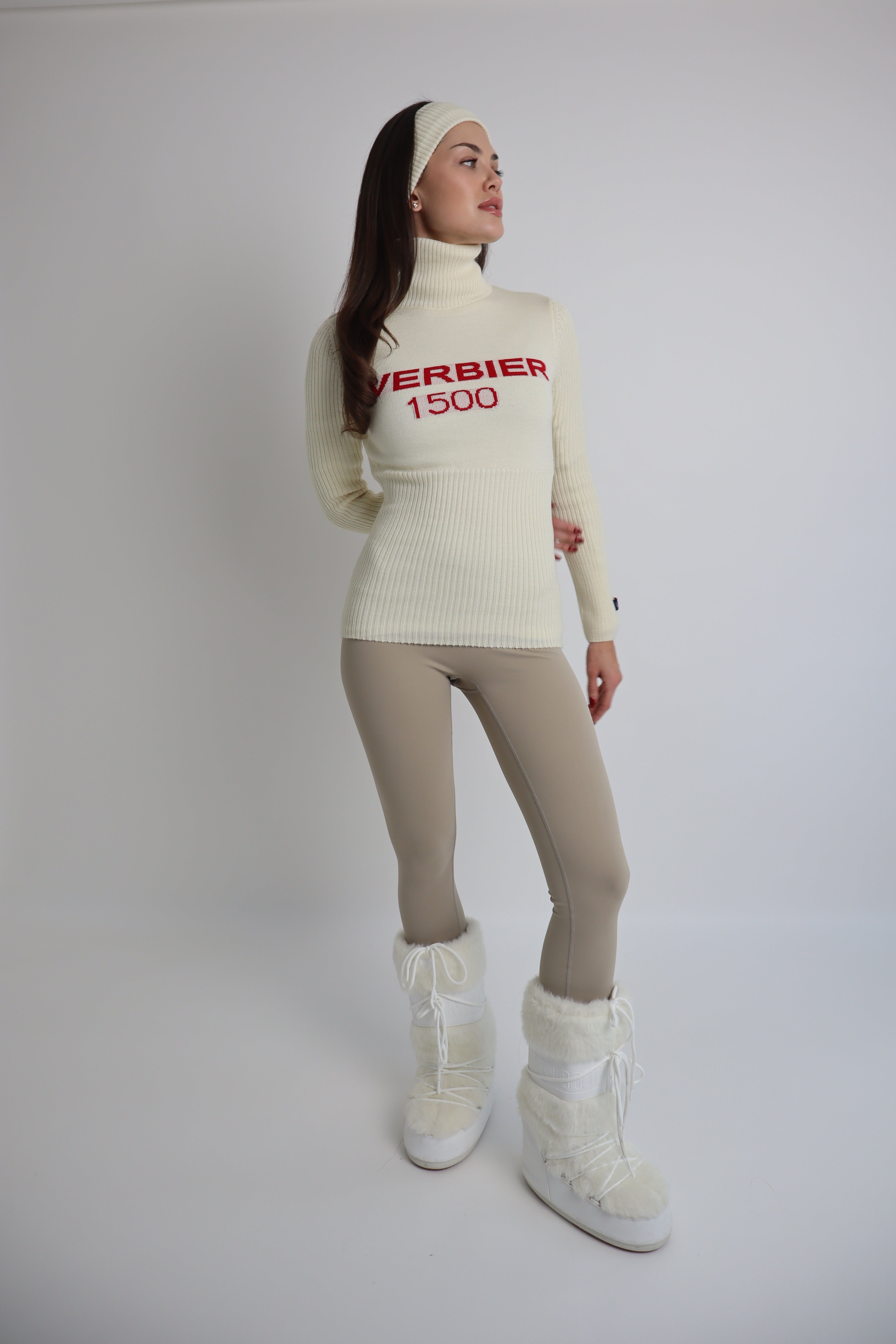 Verbier White Knitted Jumper