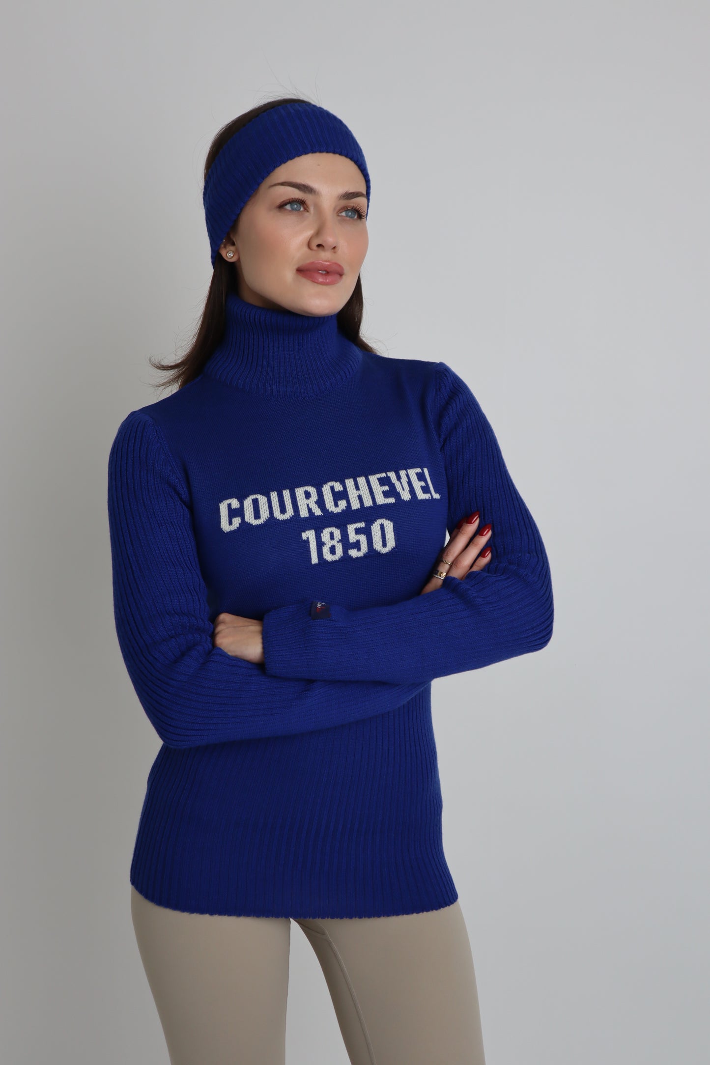 Courchevel Blue Knitted Jumper
