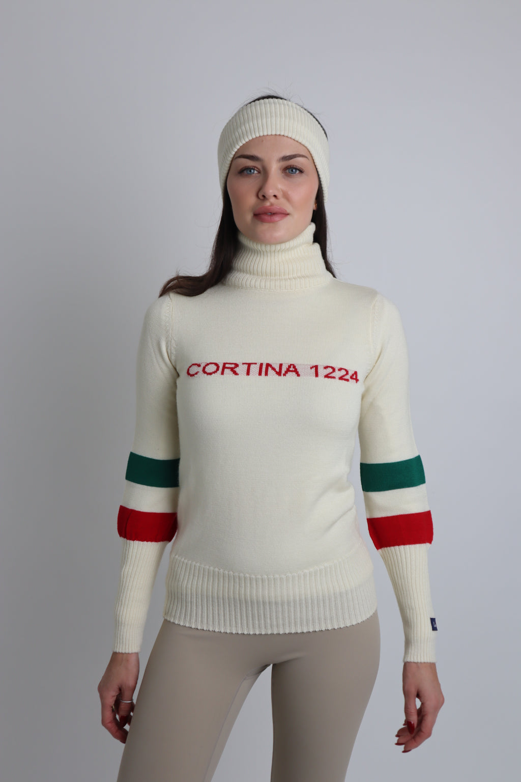 Cortina White Knitted Jumper