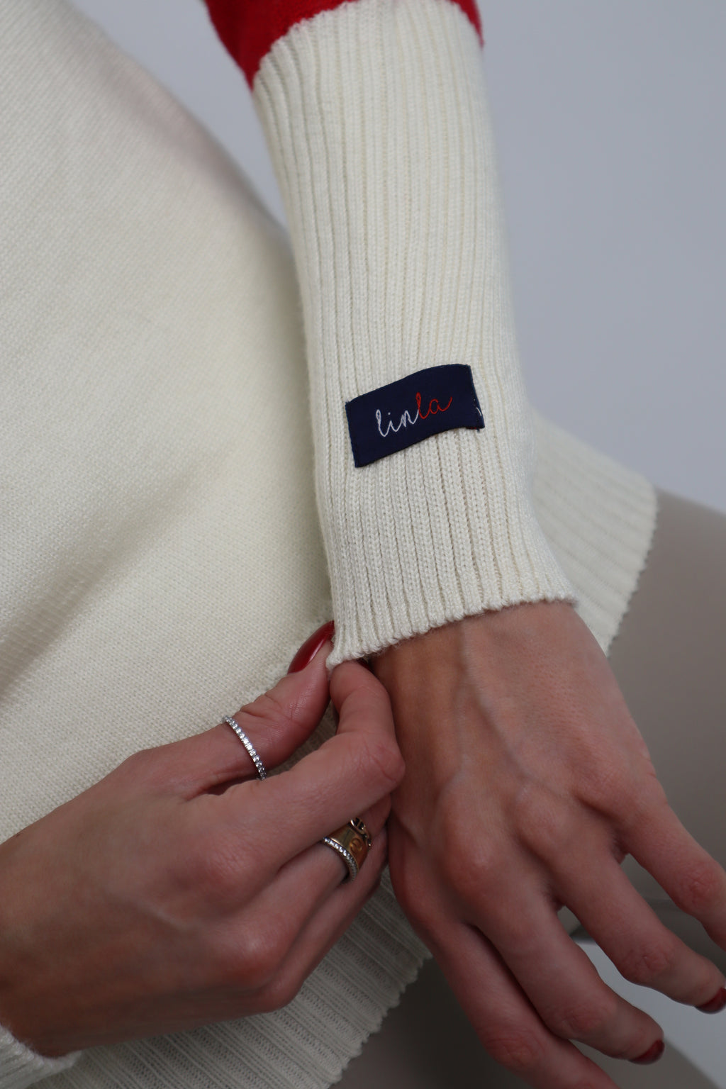 Cortina White Knitted Jumper