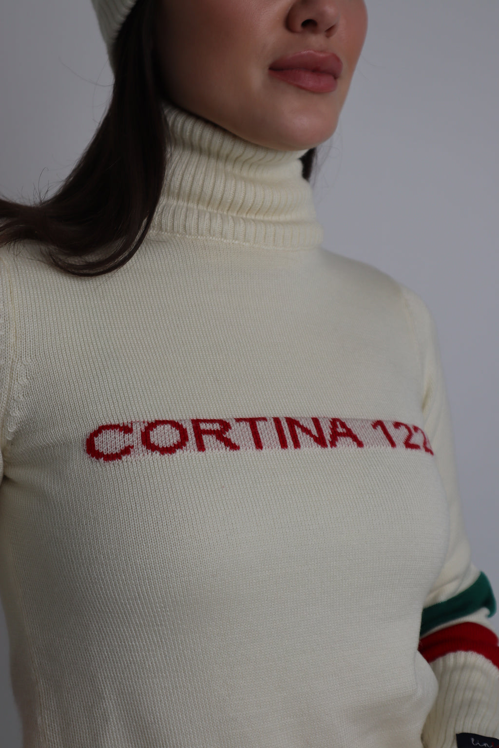 Cortina White Knitted Jumper