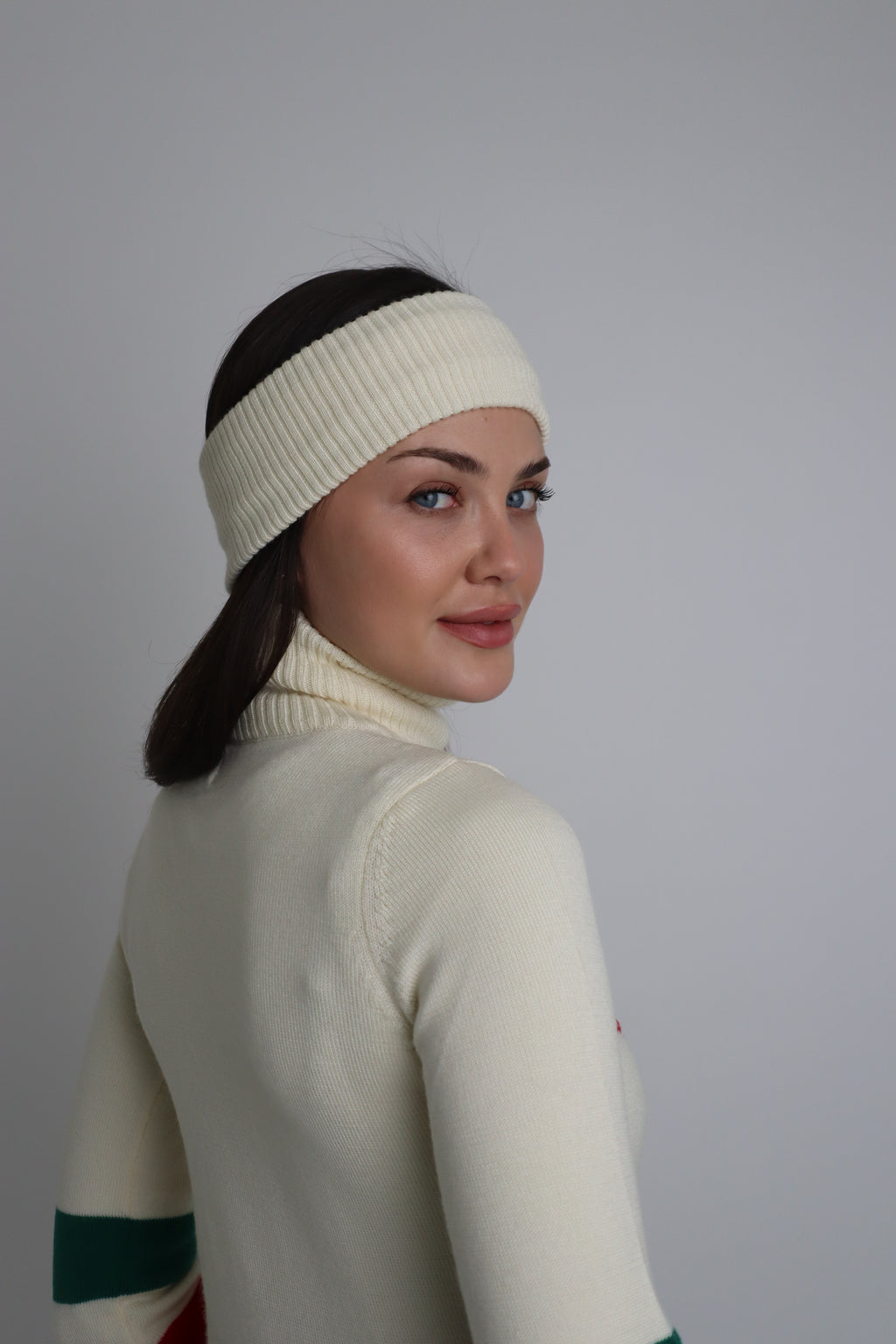 Cortina White Knitted Jumper