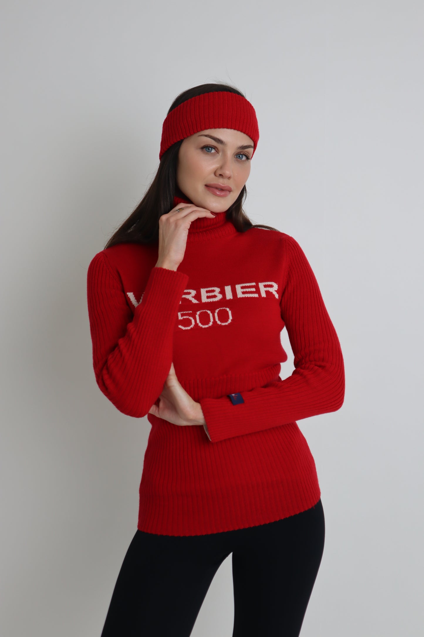 Verbier Red Knitted Jumper