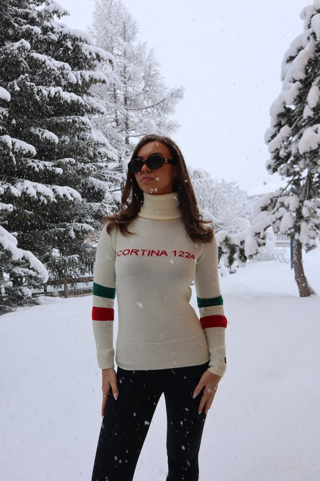 Cortina White Knitted Jumper