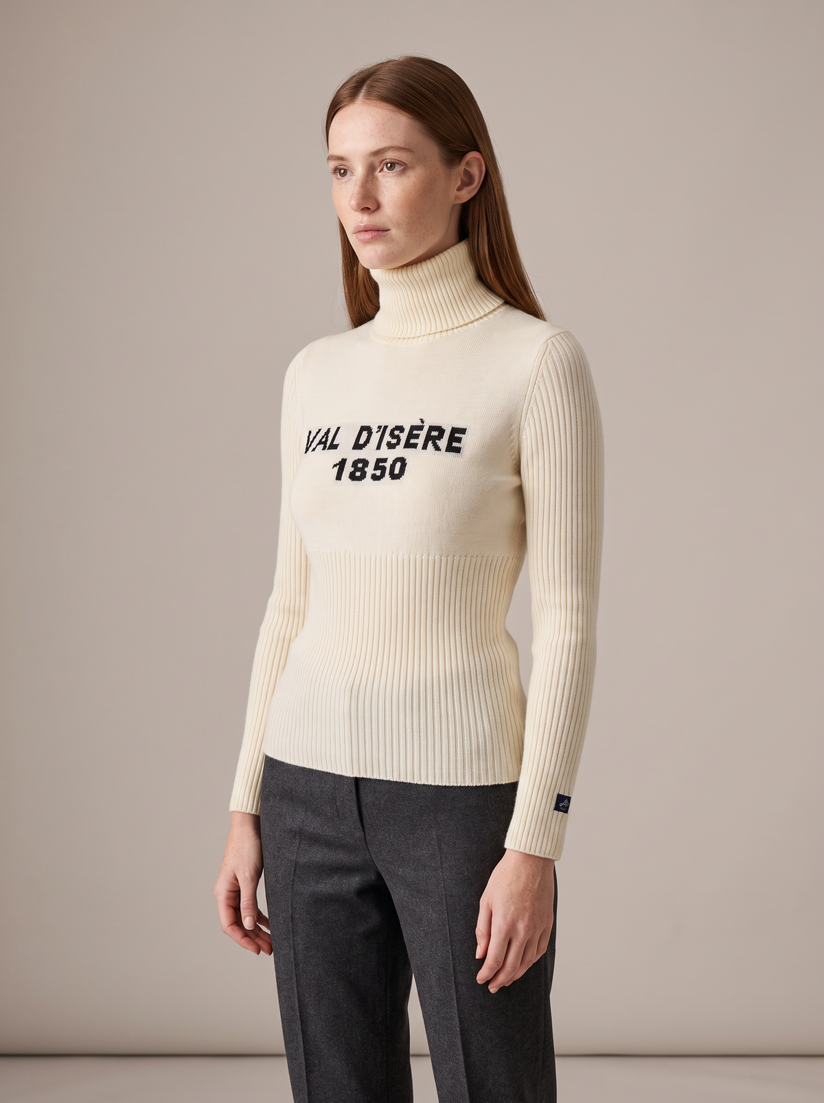 Val D'Isere White Knitted Jumper